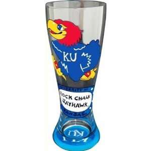  University of Kansas Beer Glass