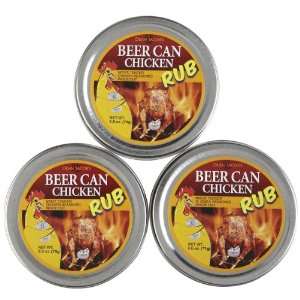 Dean Jacobs Beer Can Chicken Rub Tin, 2.5 oz, 3 pk  