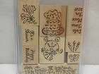   Up SOMETHING TO CELEBRATE Mounted Rubber Stamp Baby Shower Birthday