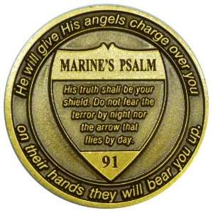  Marines Psalm Challenge Coin 