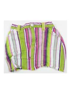 Girls 18 24 Months Baby Gap Purple Green Striped Skirt  