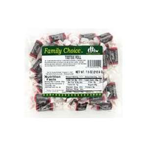 Ruckers Candy 21442 Family Choice Tootsie Roll 7.5 Oz (Pack of 12)
