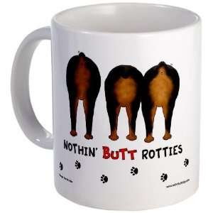  Nothin Butt Rotties Funny Mug by  Kitchen 