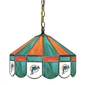  Imperial 18 4008 Miami Dolphins Stained Glass Pub Light 