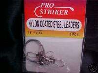Pro StrikerToothy Critter 45lb Nylon Coated Leaders  