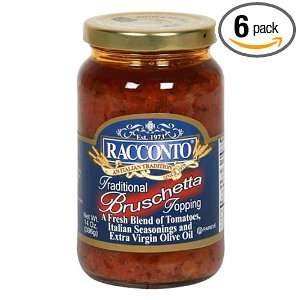 Racconto Traditional Bruschetta, 14 Ounce Units (Pack of 6)