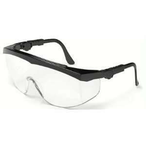  Tomahawk Safety Glasses With Black Frame And Clear Lens 