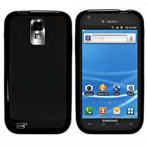   SII (T989 for T Mobile) Two Tone Hybrid TPU Hard Case (Black)  