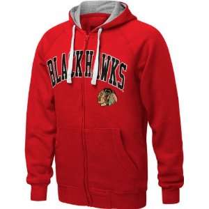  Chicago Blackhawks Step One Full Zip Hooded Sweatshirt 