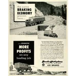   Bendix Westinghouse Automotive Air Brake Co   Original Print Ad Home