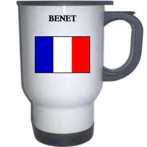  France   BENET White Stainless Steel Mug Everything 