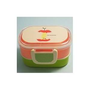 Red Apple 2 Deck Bento Lunch Box 