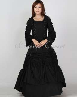   War Pattern Bodice Dress Gothic Tops Ball Gown Prom SC41015  