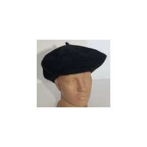  Wool beret (black) beret hat 