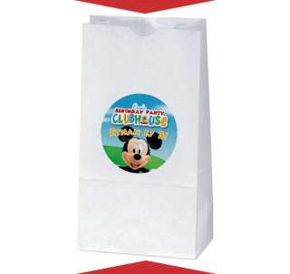 MICKEY MOUSE CLUBHOUSE Birthday TREAT BAG STICKERS  