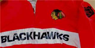   blackhawks NHL pullover JACKET shirt XL large L chelios KANE toews