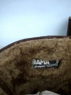 Bama Lams Brown Suede Boots   Size 6  