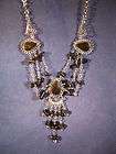 Alpaca Silver Necklace w/ Black Agate from Peru itemB2  