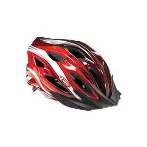  HELMET VIGOR SWOOP RED/WHITE LG/XL