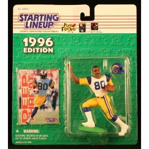  Starting Line Up 1996 Isaac Bruce St. Louis Rams Action 