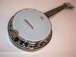   JTUKBN 60 Banjolele, Part uke, Part banjo, Remo™ Coated Head  