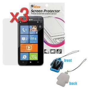   Protector Film Guard + LCD Screen Cleaner Strap for AT&T HTC Titan II