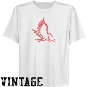  NCAA Hartford Hawks Youth White Distressed Logo Vintage T 