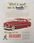 1949 Mercury What A Sweet Car To Handle Ad