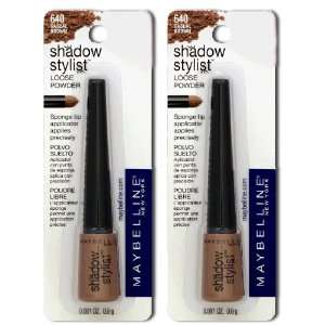 2 PACK Maybelline Shadow Stylist Loose Powder, Casual 