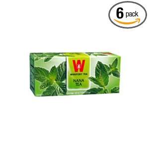 Wissotzky Nana Tea, 1.32 Ounce Boxes (Pack of 6)  Grocery 
