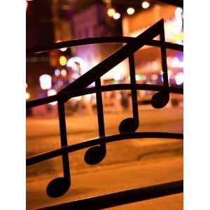  Nighttime View of Beale Street in Memphis, Tennessee 