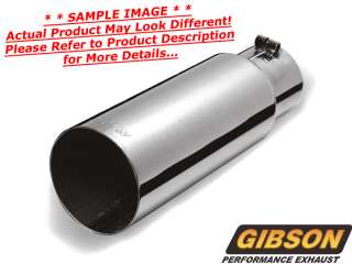 Gibson 500432 Exhaust Tail Pipe Tip Polished Round SS  