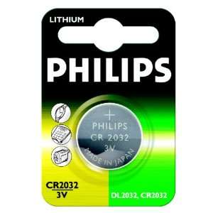  Philips CR2032 Lithium 3V Battery