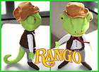 RANGO Movie starring Johnny Depp PLUSH lizard 10 inch