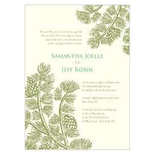  Evergreen Invitation   Willow Green