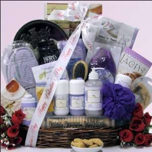 Lavender Valentine Spa Haven Valentines Day Spa Gift Basket