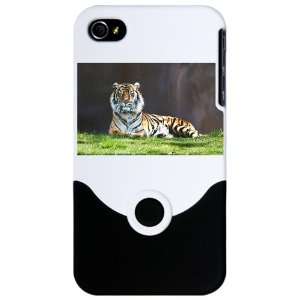   or 4S Slider Case White Bengal Tiger Stare HD 