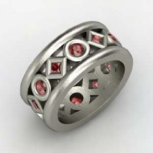  Tigranes The Great Ring, Sterling Silver Ring with Red 