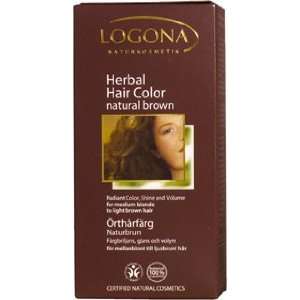  Logona Natural Brown Herbal Hair Color Beauty
