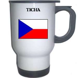  Czech Republic   TICHA White Stainless Steel Mug 