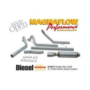   Diesel Dual 4 Inch Turbo Back Exhaust System, for the 2002 Dodge Ram
