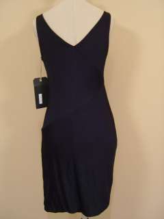Rag & Bone Black Victoria Slinky Vneck Dress Sz 4 NWT $245  