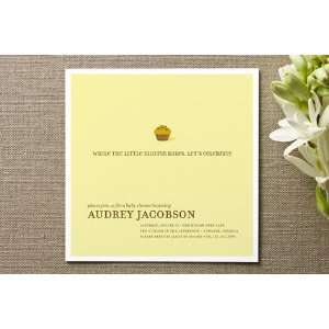 Little Muffin Baby Shower Invitations