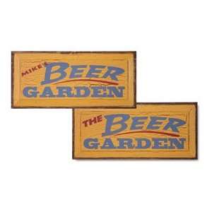  Non Personalized Beer Garden Sign