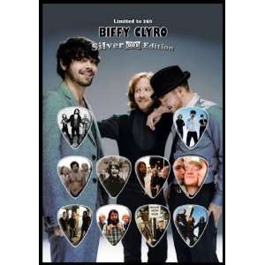  Biffy Clyro Silver Edition Guitar Pick Display With 10 