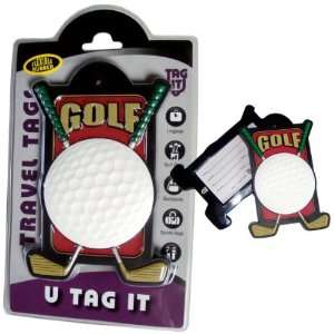  Crossed Club   Golf Bag Tag Case Pack 12 Sports 