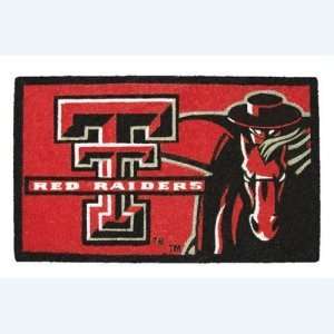  Texas Tech Red Raiders NCAA Bleached Welcome Mat (18x30 