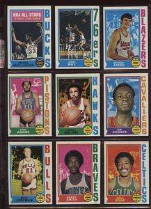 1974/75 Topps Basketball Complete Set NRMT  