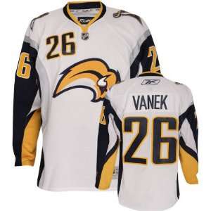  Thomas Vanek Jersey Reebok White #26 Buffalo Sabres Premier Jersey 