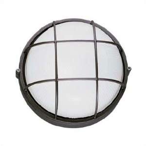 Large Round Outdoor Bulk Head Wall or Ceiling Mounted Lantern with 